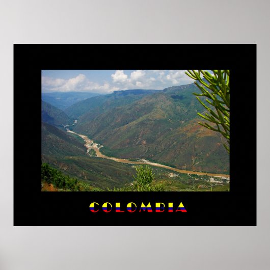 Poster van Chicamocha Colombia (Voorkant)