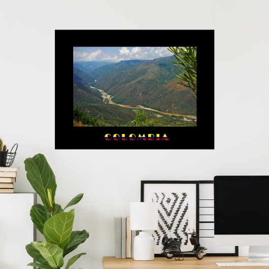 Poster van Chicamocha Colombia (Thuiskantoor)