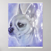 Poster van Chihuahua door Carol Zeock (Voorkant)