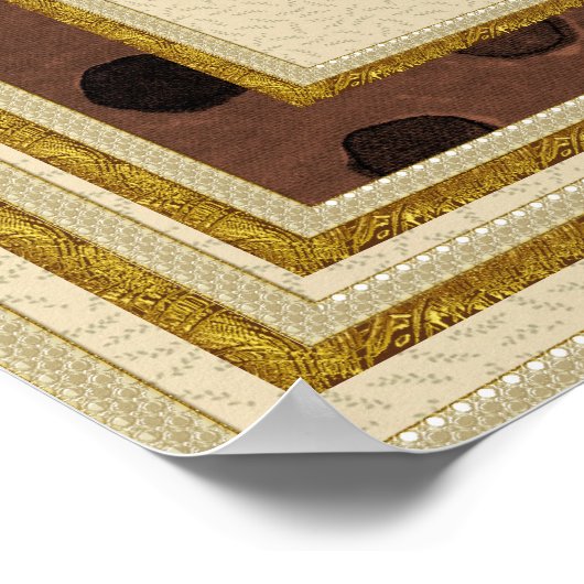 Poster van chocolade-vogelpest (Hoek)