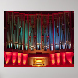 Poster van ChristChurch Town Hall zonder titel