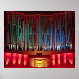 Poster van ChristChurch Town Hall zonder titel