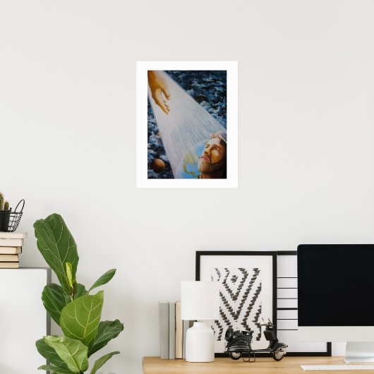 Poster van Christus (Thuiskantoor)