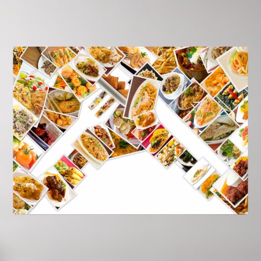 Poster van collage (Voorkant)