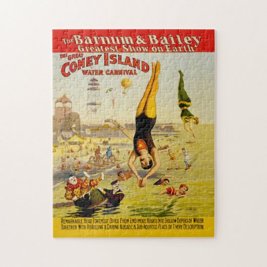 Poster van Coney Island Sideshow Legpuzzel (Verticaal)