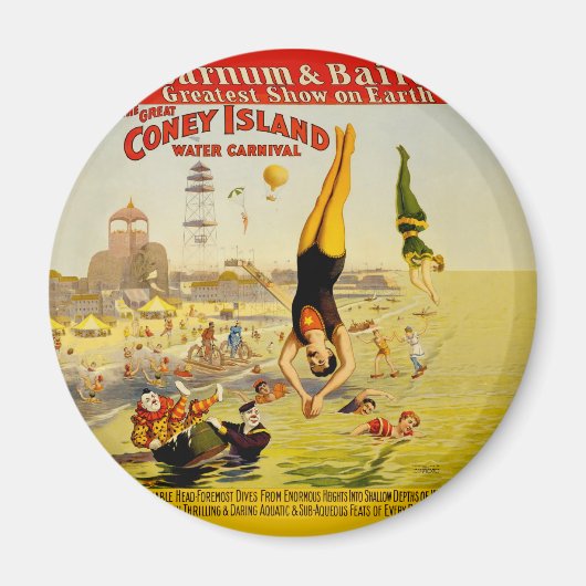 Poster van Coney Island Sideshow Magneet (Voorkant)