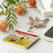 Poster van Coney Island Sideshow Sleutelhanger (Zijkant)