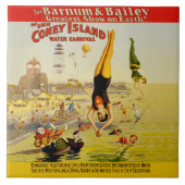 Poster van Coney Island Sideshow Tegeltje (Voorkant)