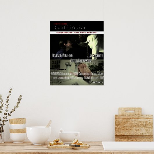 Poster van conflicten (Keuken)