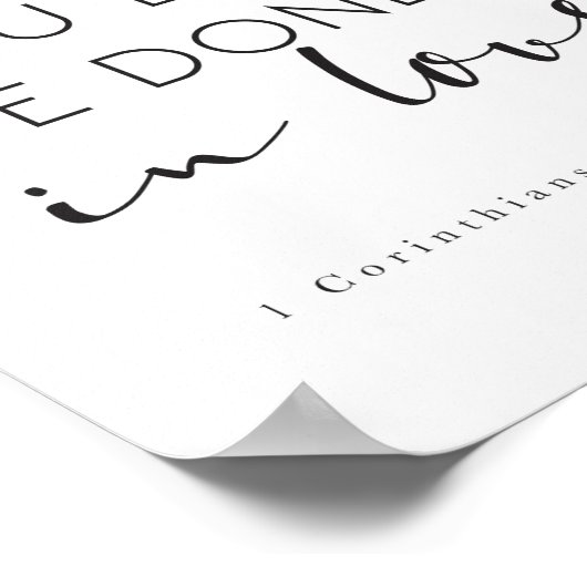 Poster van Corinthians (Hoek)