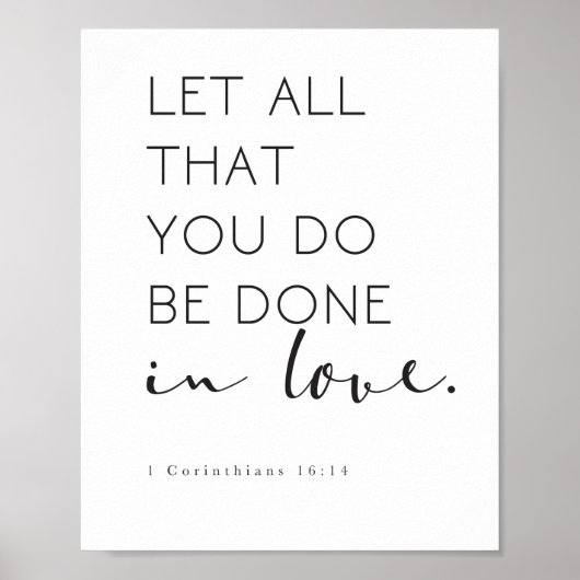 Poster van Corinthians (Voorkant)