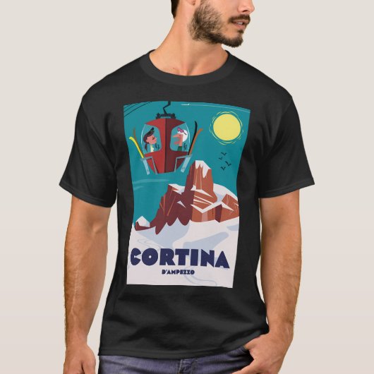 Poster van Cortina D'Ampezzo T-shirt (Voorkant)