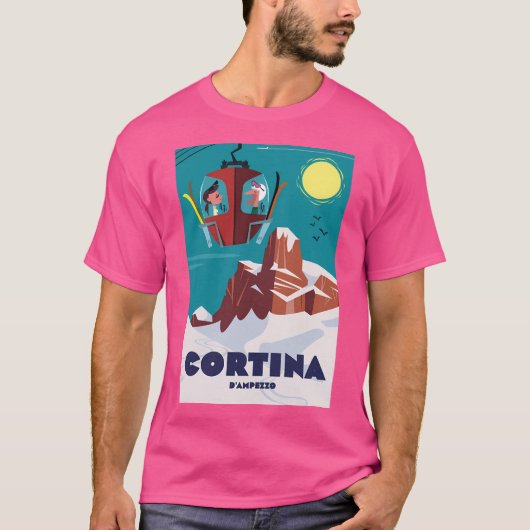 Poster van Cortina D'Ampezzo T-shirt (Voorkant)