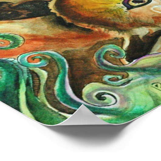 Poster van cougar (Hoek)