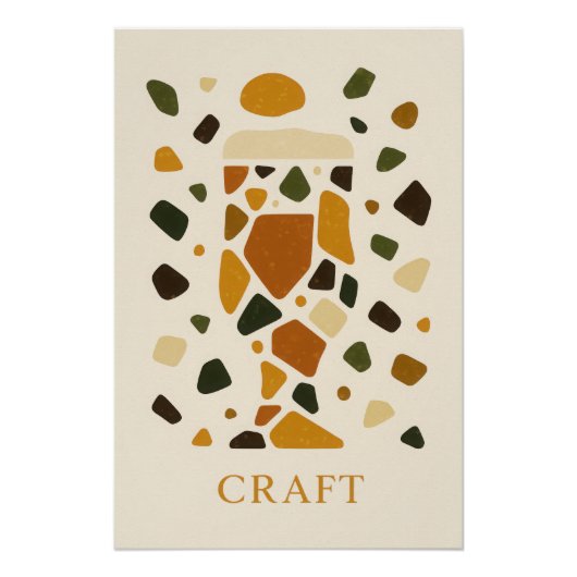 Poster van Craft Beer (Voorkant)
