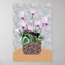 poster van cyclamen