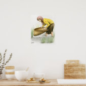 Poster van dameskrullen van Vannak Anan Prum (Keuken)