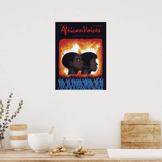 Poster van de 20e Jubileum van Afrikaanse stemmen (Keuken)