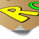 poster van de 6de graad Rocks (Hoek)