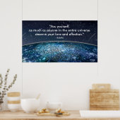 Poster van de aarde (Keuken)