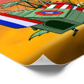 Poster van de Aas van de Wereldoorlog I het (Hoek)