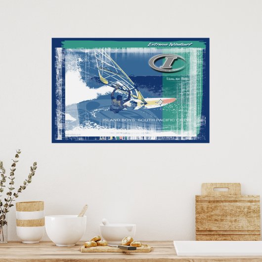 Poster van de achterrand (Keuken)