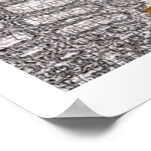 Poster van de Afrikaanse stamkoningin (Hoek)