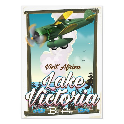 Poster van de Afrikaanse vakantie in het Victoriam (Voorkant)