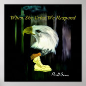 Poster van de Amerikaanse adelaar (Voorkant)