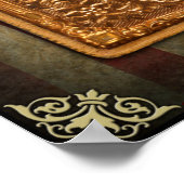 Poster van de Amerikaanse Cavalerie-brigadier uit  (Hoek)