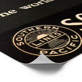 Poster van de Amerikaanse oorlogsspoorlijn in het  (Hoek)