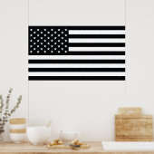 poster van de amerikaanse vlag (Keuken)
