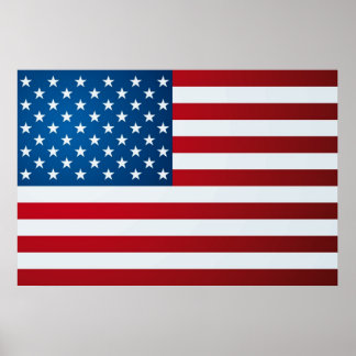 poster van de amerikaanse vlag