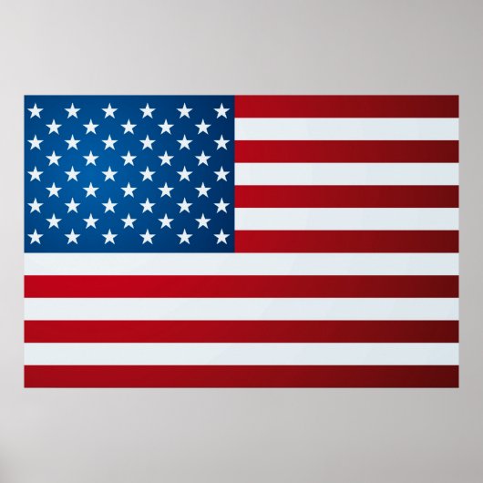 poster van de amerikaanse vlag (Voorkant)