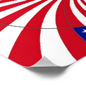 Poster van de Amerikaanse vlag Kaleidoscoop (Hoek)