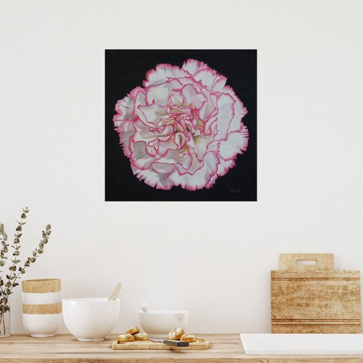 Poster van de anjerventilator (Keuken)