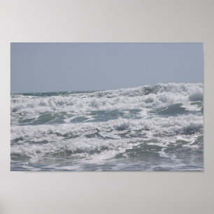 Poster van de Atlantische Oceaan