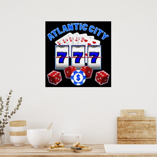 POSTER VAN DE ATLANTISCHE STAD (Keuken)