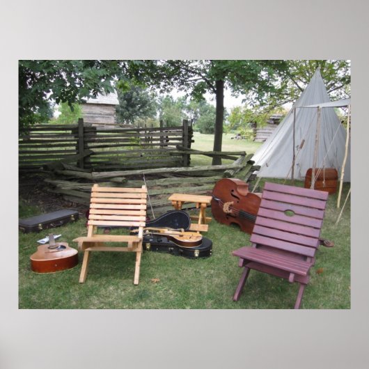 Poster van de band van de muzikant (Voorkant)