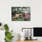 Poster van de band van de muzikant (Thuiskantoor)