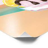 Poster van de Beach Brazilië-ventilatie (Hoek)