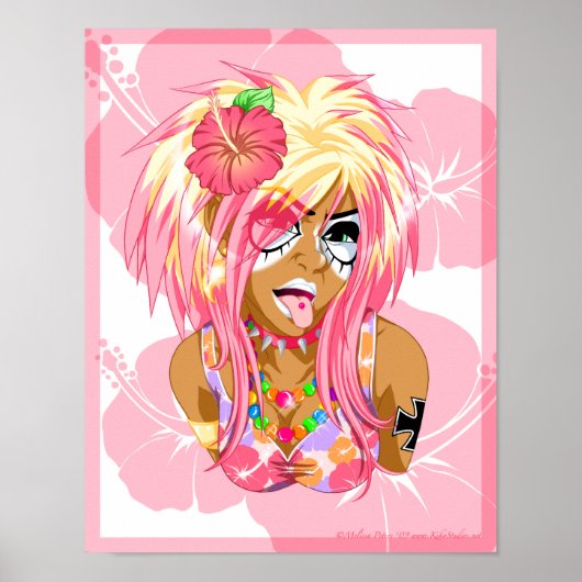 Poster van de bergheks (Voorkant)