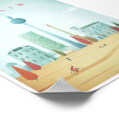 Poster van de Berlijnse Vintage-reis (Hoek)