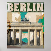 Poster van de Berlijnse Vintage-reis (Voorkant)