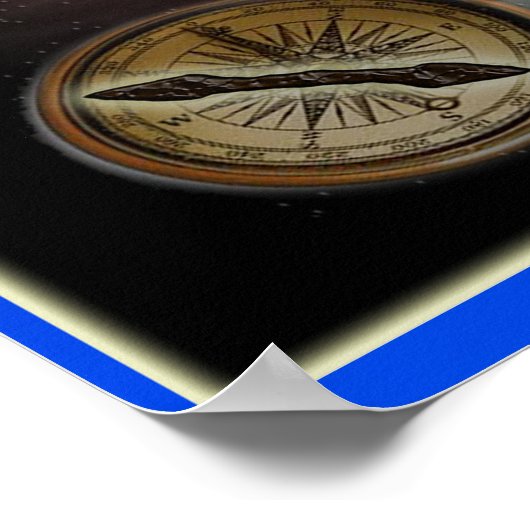 Poster van de Bermuda-driehoek (Hoek)