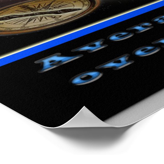 Poster van de Bermuda-driehoek (Hoek)