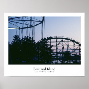 Poster van de Bertrand Island Amusement Park