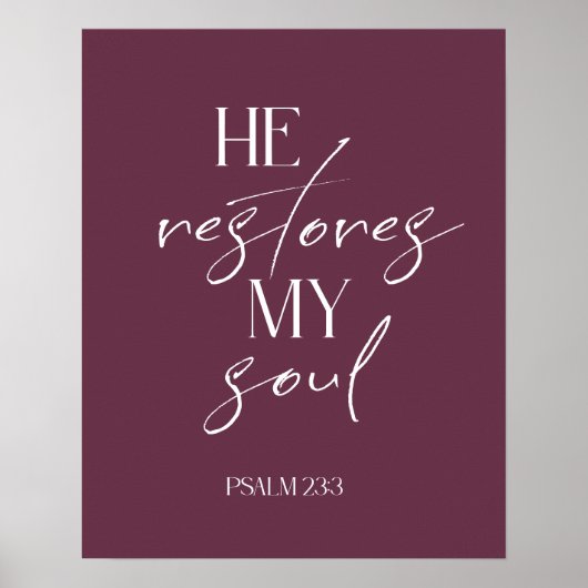 Poster van de bijbelwitte gisting (Voorkant)