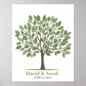 Poster van de Bindtekenboom - Natural Green-MED (Voorkant)