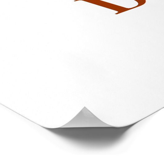 Poster van de Bindtekenboom - Natuurlijke Herfst-X (Hoek)